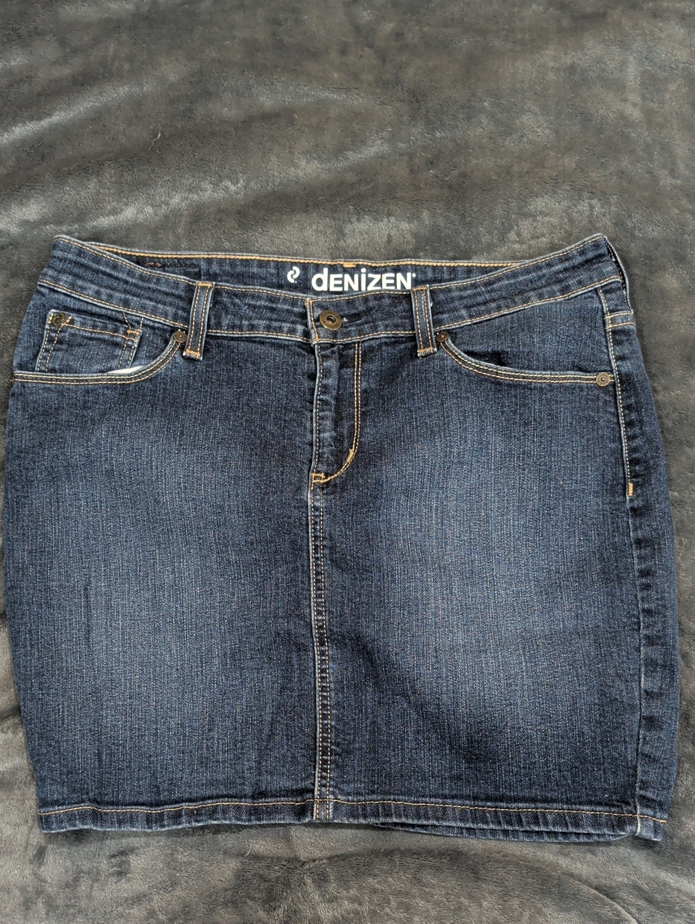Denizen from Levi's Denim Mini Skirt Blue Size 12
